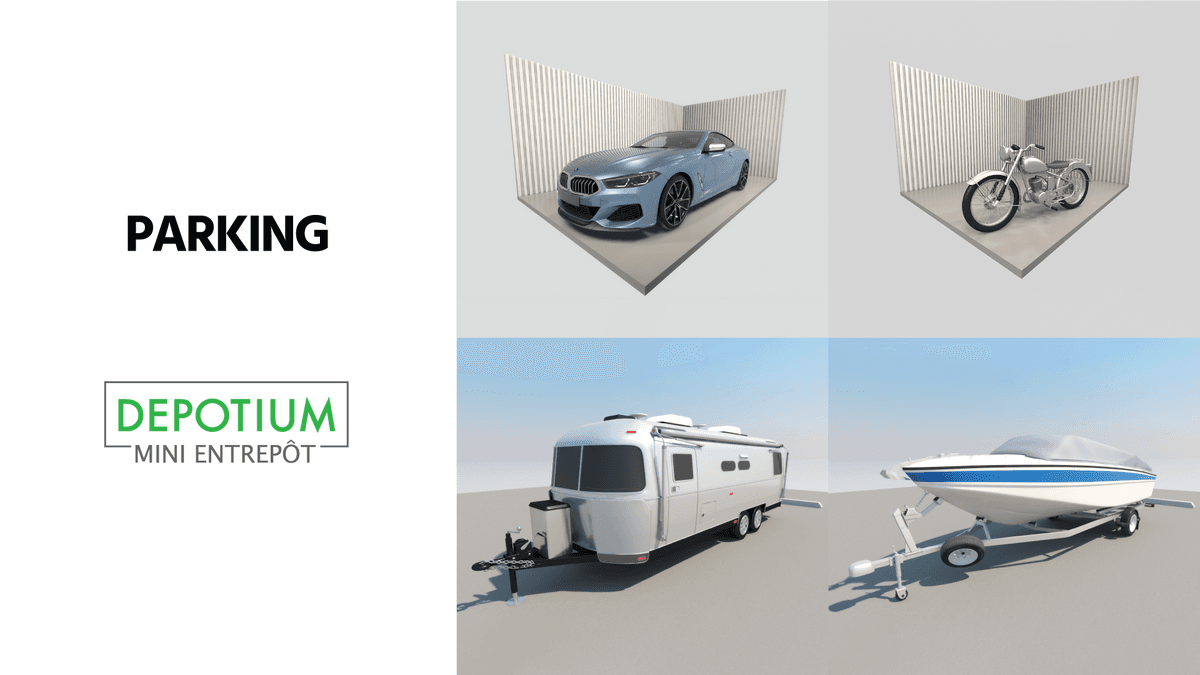 Depotium Self Storage Parking Unit Size
